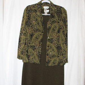 Coldwater Creek Separates Tank with Jacket Size 12